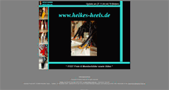 Desktop Screenshot of heikes-heels.com
